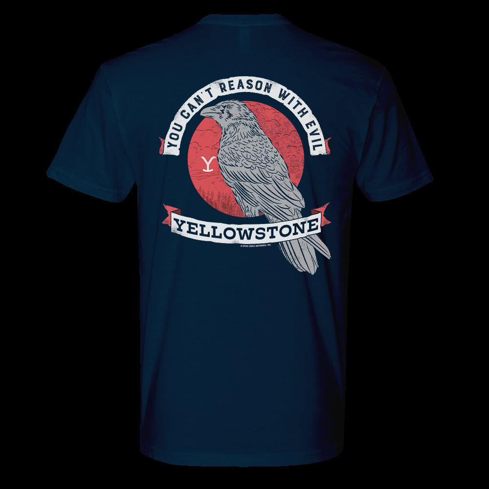Yellowstone Cant Reason With Evil Adult Short Sleeve T-Shirt